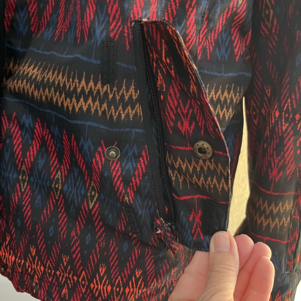 Roxy Multicolor Patterned Ski Jacket - image 3